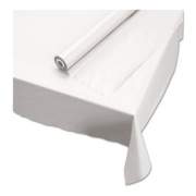 Hoffmaster Plastic Roll Tablecover, 40" x 100 ft, White (113000)