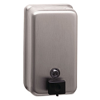 ClassicSeries Surface-Mounted Soap Dispenser, 40 oz, 4.75 x 3.5 x 8.13, Stainless Steel (2111)