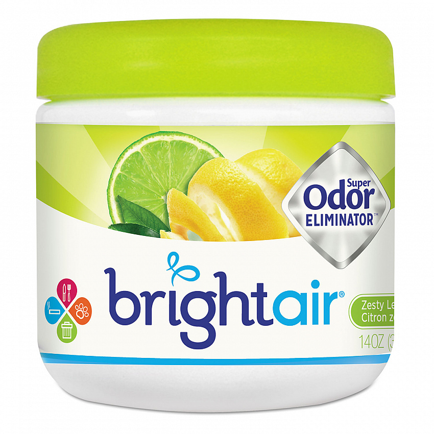 Super Odor Eliminator, Zesty Lemon and Lime, 14 oz Jar (900248EA)
