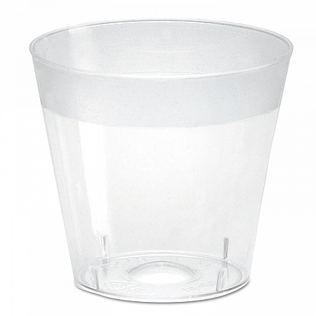 Plastic Shot Glasses, 1 oz, Clear, 100/Pack, 25 Packs/Carton (SG10)