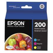 Epson T200520-S (200) DURABrite Ultra Ink, 165 Page-Yield, Cyan/Magenta/Yellow
