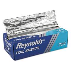 Reynolds Pop-Up Interfolded Aluminum Foil Sheets, 12 x 10.75, Silver, 500/Box (721BX)