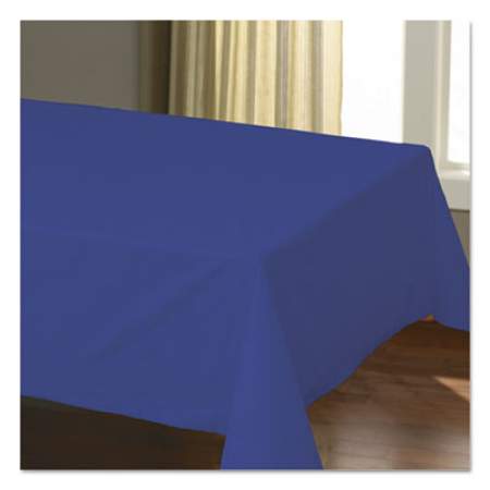 Hoffmaster Cellutex Table Covers, Tissue/polylined, 54" X 108", Navy Blue, 25/carton (220622)