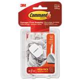 Command General Purpose Hooks, Small, 0.5 lb Cap, White, 28 Hooks and 32 Strips/Pack (17067MPES)