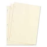 Wilson Jones Looseleaf Minute Book Ledger Sheets, 14 x 8.5, Ivory, Loose Sheet 100/Box (90130)