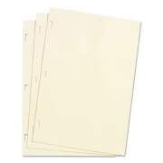 Wilson Jones Looseleaf Minute Book Ledger Sheets, 14 x 8.5, Ivory, Loose Sheet 100/Box (90130)