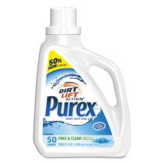 Purex Free and Clear Liquid Laundry Detergent, Unscented, 75 oz Bottle, 6/Carton (2420006040CT)