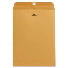Universal Kraft Clasp Envelope, #10 1/2, Square Flap, Clasp/Gummed Closure, 9 x 12, Brown Kraft, 100/Box (41907)