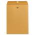 Universal Kraft Clasp Envelope, #10 1/2, Square Flap, Clasp/Gummed Closure, 9 x 12, Brown Kraft, 100/Box (41907)