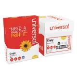 Universal Copy Paper Convenience Carton, 92 Bright, 20lb, 8.5 x 11, White, 500 Sheets/Ream, 5 Reams/Carton (11289)