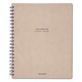 AT-A-GLANCE Collection Twinwire Notebook, 1 Subject, Wide/Legal Rule, Tan/Navy Blue Cover, 11 x 8.75, 80 Sheets (YP14307)