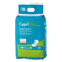 Medline Capri Plus Bladder Control Pads, Regular, 5.5" x 10.5", 28/Pack, 12/Carton (BCPE01CT)