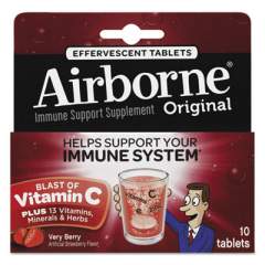 Airborne Immune Support Effervescent Tablet, Very Berry, 10 Count (30112)