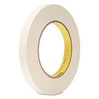 Printable Flatback Paper Tape, 3" Core, 0.5" x 60 yds, White (25612)