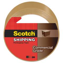 Scotch 3750 Commercial Grade Packaging Tape, 3" Core, 1.88" x 54.6 yds, Tan (3750T)