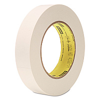 Printable Flatback Paper Tape, 3" Core, 1" x 60 yds, White (2561)