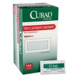 Curad Triple Antibiotic Ointment, 0.9 g Foil Packet, 144/Box (CUR001209)