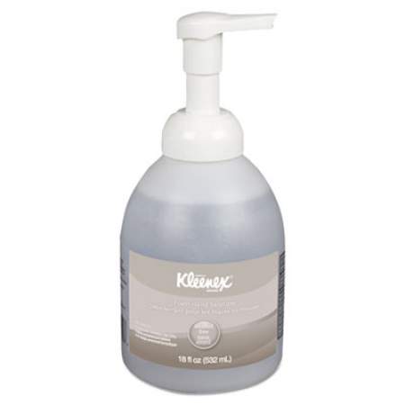 Kleenex Alcohol-Free Foam Hand Sanitizer, 18 oz Pump Bottle, Fragrance-Free (45827EA)