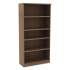 Alera Valencia Series Bookcase, Five-Shelf, 31 3/4w x 14d x 64 3/4h, Modern Walnut (VA636632WA)