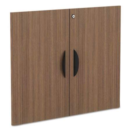 Alera Valencia Series Cabinet Door Kit For All Bookcases, 15.63w x 0.75d x 25.25h, Modern Walnut (VA632832WA)