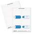 C-Line Scored Tent Cards, White, 2 x 3.5, 4 Cards/Sheet, 40 Sheets/Box (87527)