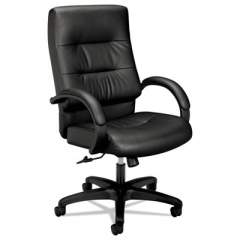 HON VL690 Series Executive High-Back Chair, Supports Up to 250 lb, 18.75" to 21.75" Seat Height, Black (VL691SB11)