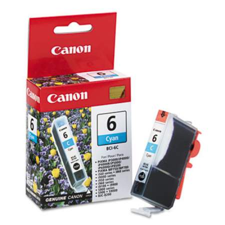 Canon 4706A003 (BCI-6) Ink, 370 Page-Yield, Cyan (BCI6C)