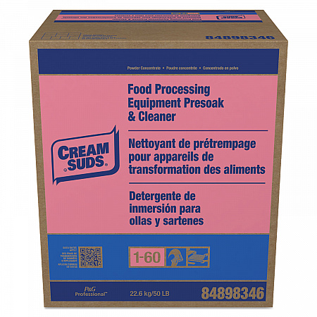 Manual Pot and Pan Presoak and Detergent with Phosphate, Baby Powder Scent, Powder, 50 lb Box (43612)