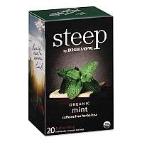 steep Tea, Mint, 1.41 oz Tea Bag, 20/Box (17709)