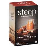 Bigelow steep Tea, Sweet Cinnamon Black Tea, 1.6 oz Tea Bag, 20/Box (17712)