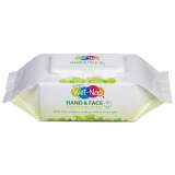 Wet-Nap Hands and Face Cleansing Wipes, 7 x 6, White, Fragrance-Free, 110/Pack, 6 Packs/Carton (M970SHCT)