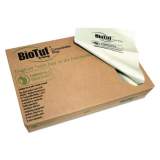 Heritage Biotuf Compostable Can Liners, 45 gal, 0.9 mil, 40" x 46", Green, 100/Carton (Y8046TER01)