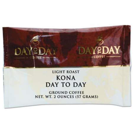 Day to Day Coffee 100% Pure Coffee, Kona Blend, 2 Oz Pack, 42/carton (22003)