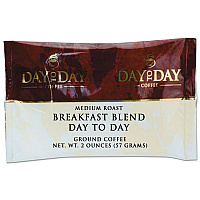100% Pure Coffee, Breakfast Blend, 2 oz Pack, 42/Carton (22002)