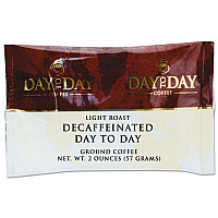100% Pure Coffee, Decaffeinated, 2 oz Pack, 42/Carton (24001)