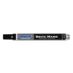 DYKEM BRITE-MARK Paint Markers, Medium Bullet Tip, Black (84002)