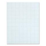 TOPS Cross Section Pads, Cross-Section Quadrille Rule (10 sq/in, 1 sq/in), 50 White 8.5 x 11 Sheets (35101)