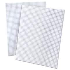 Ampad Quadrille Pads, Quadrille Rule (4 sq/in), 50 White (Standard 15 lb) 8.5 x 11 Sheets (22030C)