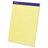 Ampad Perforated Writing Pads, Narrow Rule, 50 Canary-Yellow 8.5 x 11.75 Sheets, Dozen (20222)