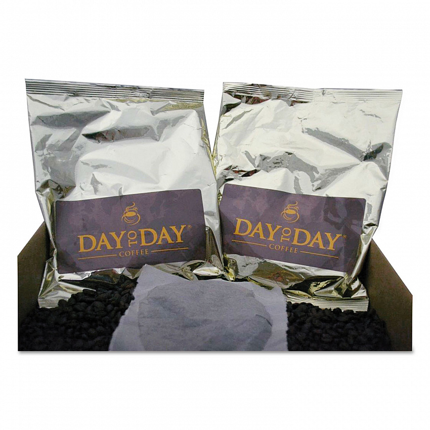 100% Pure Coffee, Dark Roast, 2 oz Bag, 36/Carton (39002)