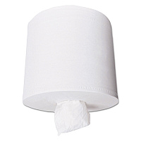 Essential Center-Pull Towels, Absorbency Pockets, 2-Ply, 8 x 15, White, 500/Roll, 4 Rolls/Carton (01010)