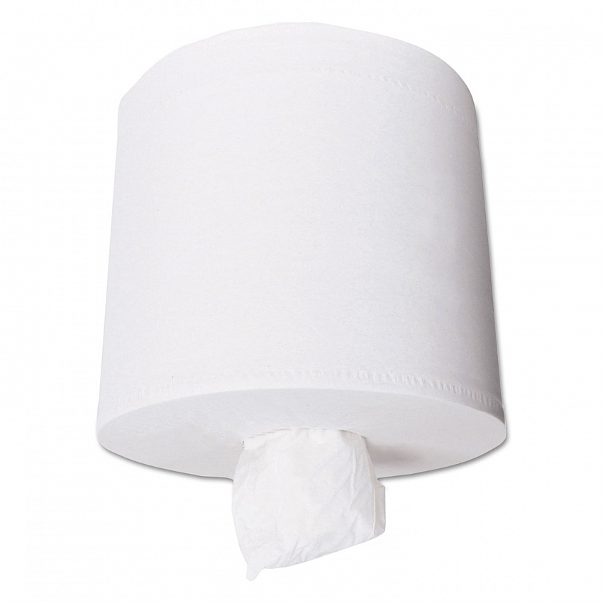 Essential Center-Pull Towels, Absorbency Pockets, 2-Ply, 8 x 15, White, 500/Roll, 4 Rolls/Carton (01010)