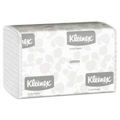 Kleenex C-Fold Paper Towels, 10 1/8 x 13 3/20, White, 150/Pack, 16 Packs/Carton (01500)