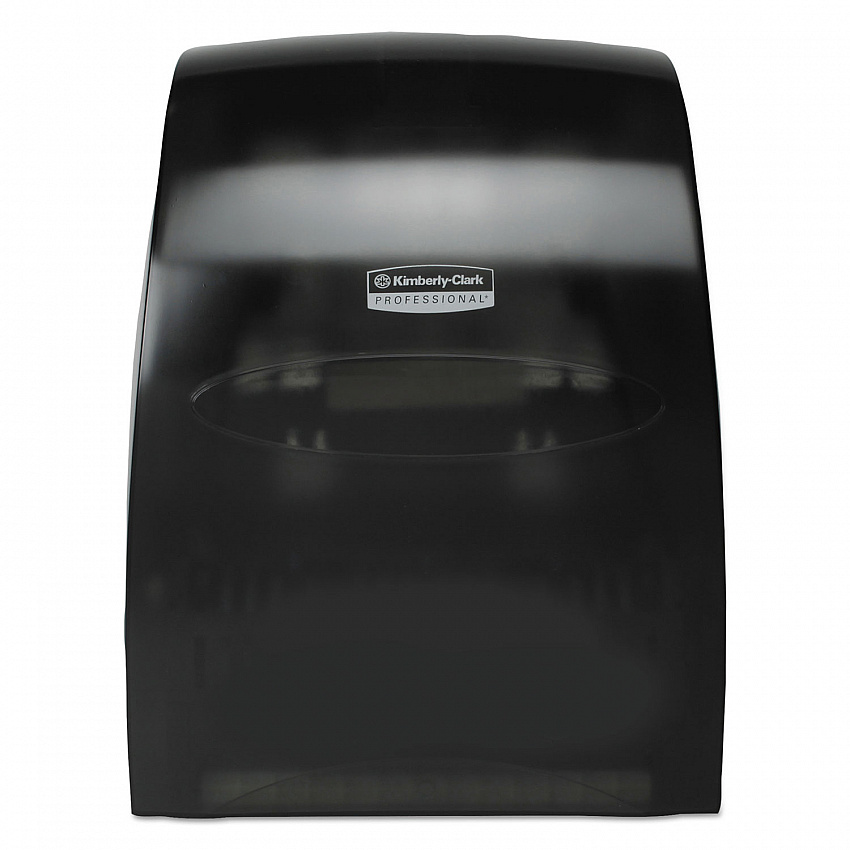 Sanitouch Hard Roll Towel Dispenser, For 1.75" Core, 12.63 x 10.2 x 16.13, Smoke (09996)