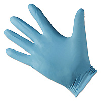 G10 Blue Nitrile Gloves, Powder-Free, Large, 6 mil Thick, 9.5" Long, Blue, 100/Box, 10 Boxes/Carton (57373CT)