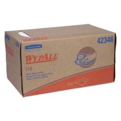 WypAll L10 Towels, POP-UP Box, 1-Ply, 10 1/4 x 9, White, 250/Box (42346)