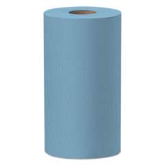 WypAll X60 Cloths, Small Roll, 9.8 x 13.4, Blue, 130/Roll, 12 Rolls/Carton (35411)