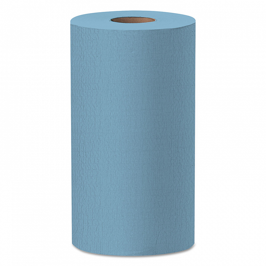General Clean X60 Cloths, Small Roll, 13.5 x 19.6, Blue, 130/Roll, 6 Rolls/Carton (35431)