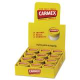 Carmex Moisturizing Lip Balm, Original Flavor, 0.25 oz Jar, 12/Box (62458)