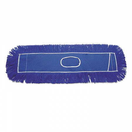 Clinger Dust Mop Head, Nylon, 36 x 5, Blue, 12/Carton (CL365BSP)